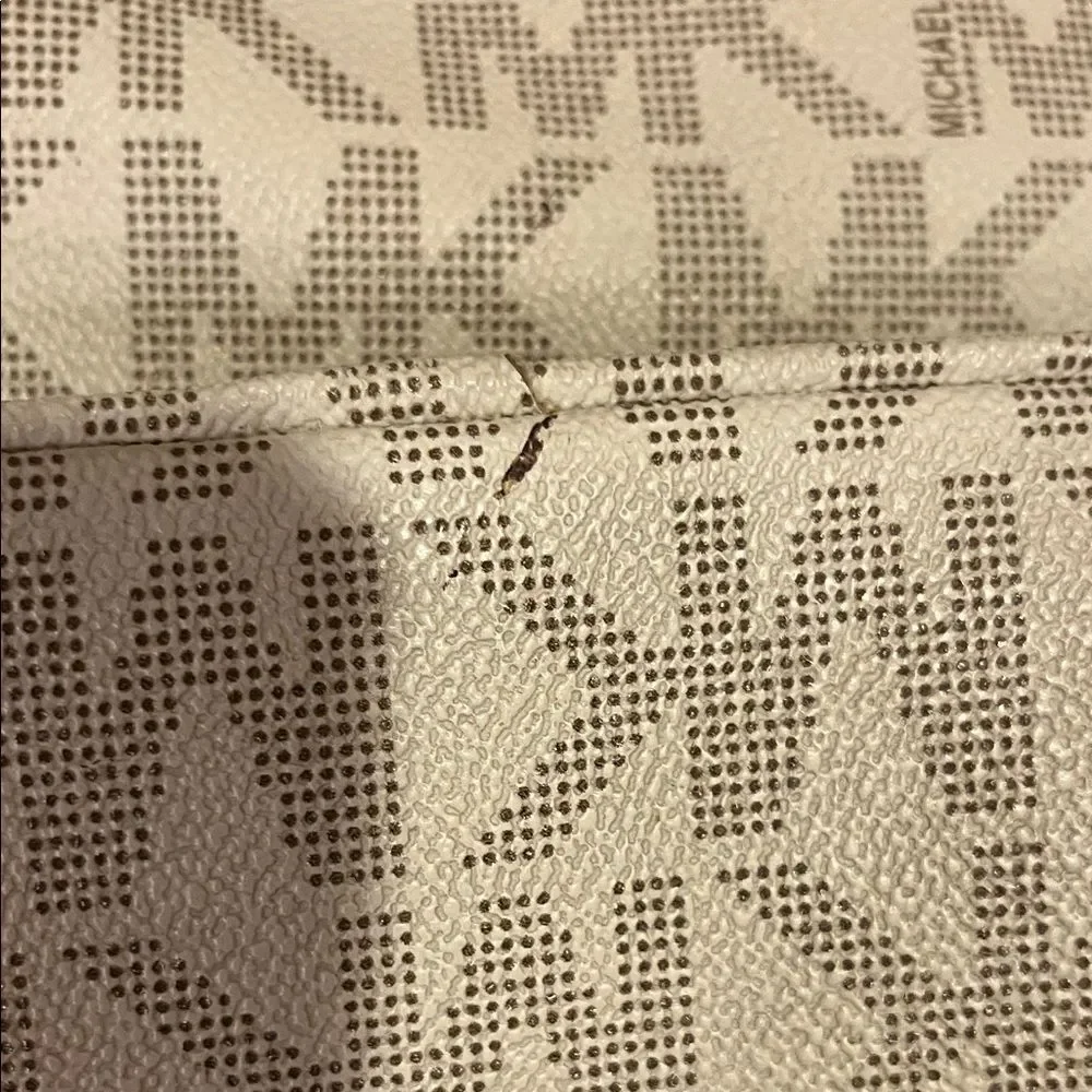 Michael Kors Beige Monogram Tote and Wallet